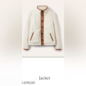 Passport Cream and Brown Jacket